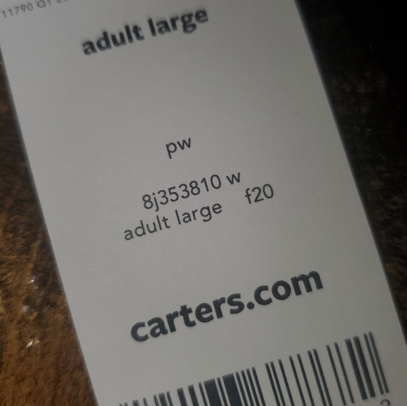 NWT CARTER'S STARTING OUR OWN TEAM tee grey & white Large NEW - Picture 3 of 8